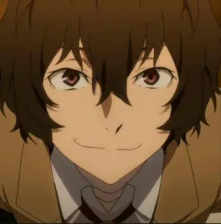 🥂dazai osamu.❈. @KA_anime_sticker whatsapp stickers