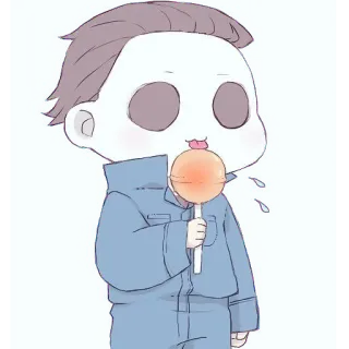 🍭 Michael Myers Halloween ホラー, 映画, スラッシャー, ハロウィン, マイケル・マイヤーズ telegram sticker