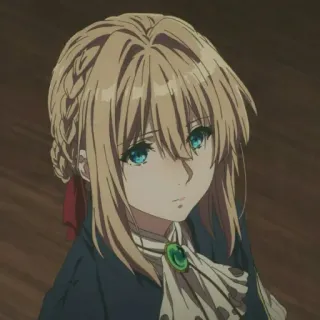✨ Violet Evergarden Anime, Personaggio, Violet Evergarden telegram sticker
