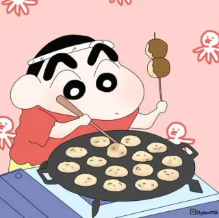 Shinchan Nohara // @ZoldyckStickers telegram stickers
