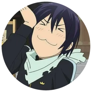 😝 Yato Noragami 动漫, 漫画, 角色, 搞笑, 快乐, 野良神, 夜斗 whatsapp sticker