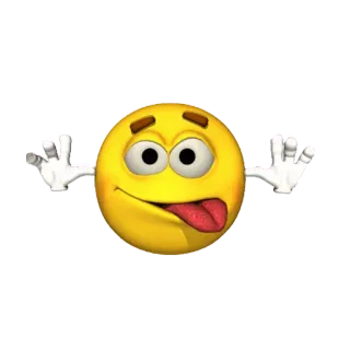 😛 Emoji, Lingua, Divertente, Stupido, Faccia telegram sticker