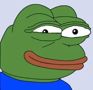 🐸 Pepe the Frog Pepe, Frosch, Meme, Internet, Cartoon telegram sticker