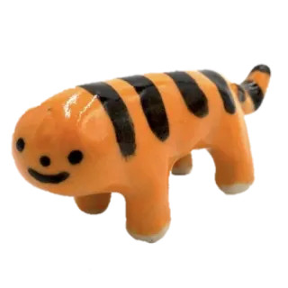 🙂 tigre, animale, cartone animato, carino telegram sticker