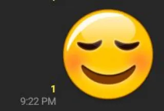 😮‍💨 emoji, sourire, visage, joyeux whatsapp sticker