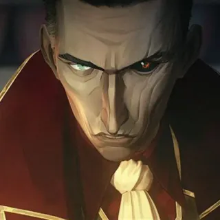 🗿 Silco Arcane evil, villain, arcane, anime, character telegram sticker