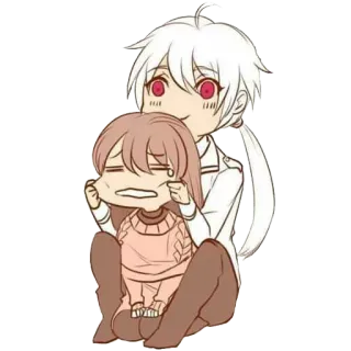 😀 Chibi, Anime, Kawaii, Niedlich telegram sticker
