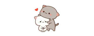 🥺 고양이, 사랑, 귀여운, 포옹, 귀엽다, 동물 telegram sticker