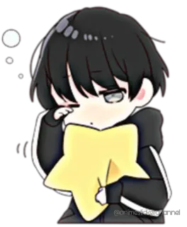 🥱 anime, star, cute, cartoon whatsapp sticker