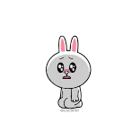 💔 conejo, conejito, sticker, dibujo animado, triste, animal telegram sticker