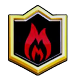 ⚫ flamme, feu, insigne, logo, badge, symbole whatsapp sticker