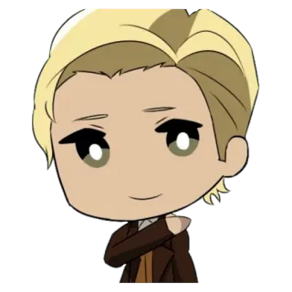 🙂 anime, chibi, cartoon, character telegram sticker