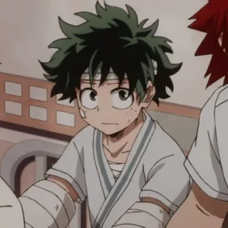 🌟 Izuku Midoriya My Hero Academia Anime, Manga, My Hero Academia, Izuku Midoriya, Deku telegram sticker
