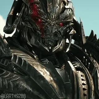 😕 Megatron Transformers Megatron, Transformers, Decepticon, Robot, Cybertron, Autobot, Guerrier, Vilain telegram sticker
