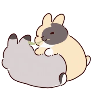 ๐ค bunnies telegram sticker