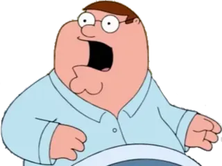 😞 Peter Griffin Family Guy 卡通, 彼得·格里芬, 恶搞之家, 搞笑 telegram sticker