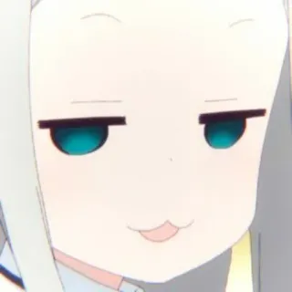 🧊 anime, arrogante, desenho animado, expressão telegram sticker