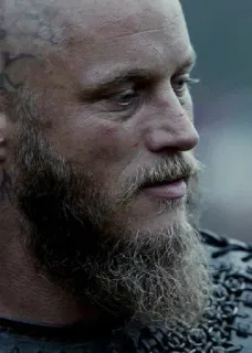 🩸 Ragnar Lothbrok Vikings ラグナル, ヴァイキング, トラヴィス・フィメル, テレビ番組, 戦士, 北欧, バイキング, 歴史ドラマ telegram sticker