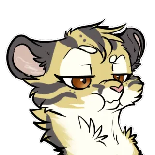 😐 Katze, Tier, Sticker, Cartoon, süß, Haustier, Haustier telegram sticker