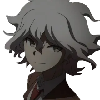 😏 Nagito Komaeda Danganronpa anime, manga, character, Danganronpa, Nagito Komaeda telegram sticker