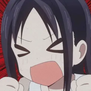 ⛓ Anime, Zły, Sfrustrowany, Kreskówka, Animowany whatsapp sticker