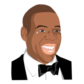 😂 portrait, man, crying, smiling, tuxedo, happy, emotional telegram sticker