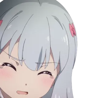 ✨ anime, crying, sad, girl, tears, cute telegram sticker