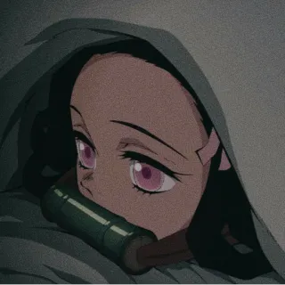 🌸 Nezuko Kamado Demon Slayer 애니메이션, 네즈코, 귀멸의 칼날, 귀여운, 여자, 카와이 telegram sticker