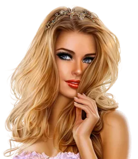 ☺️ mujer, rubia, belleza, retrato, chica, glamour telegram sticker