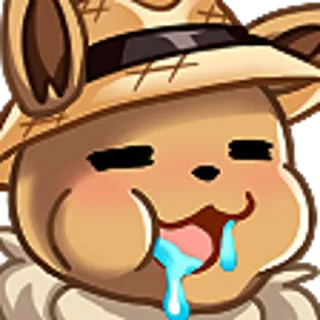 🤤 Eevee Eevee, Pokémon, lindo, animal, dibujos animados telegram sticker