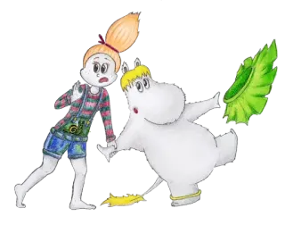 😧 Moomin Moomins kartun, Moomin, animasi, anak-anak whatsapp sticker