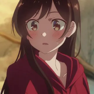 🔴 Chizuru Ichinose Rent-A-Girlfriend anime, chizuru, cute, girl, rent a girlfriend telegram sticker