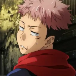 😉 Yuuji Itadori Jujutsu Kaisen Anime, Jujutsu Kaisen, Yuuji Itadori, Shonen telegram sticker