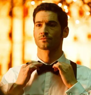 🎀 Lucifer television, drama, fantasy, Lucifer Morningstar, Tom Ellis telegram sticker