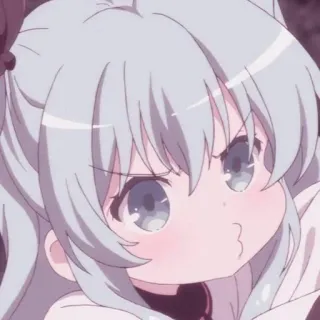 🎀 Anime, Ragazza, Carina, Chibi, Cartone animato whatsapp sticker