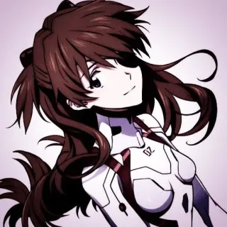 🎪 Asuka Langley Soryu Neon Genesis Evangelion anime, character, manga, evangelion, asuka, girl telegram sticker
