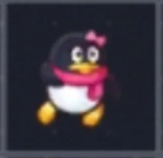 🐧 penguin, lucu, hewan, syal, pita telegram sticker
