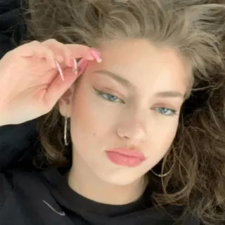 💄 mulher, retrato, mulher, beleza, rosto, jovem mulher whatsapp sticker