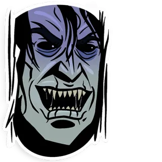 👻 Monster, Vampir, Halloween, Gruselig, Horror telegram sticker