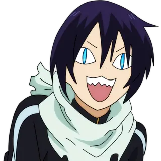 😝 Yato Noragami anime, character, god, funny, yato, noragami telegram sticker