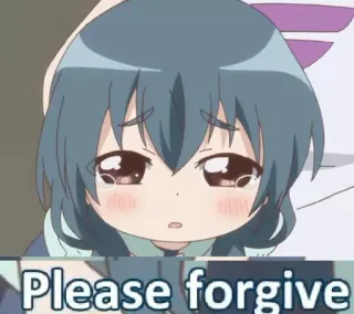 🥺 Please forgive Anime, Menangis, Sedih, Maaf, Pemaafan telegram sticker