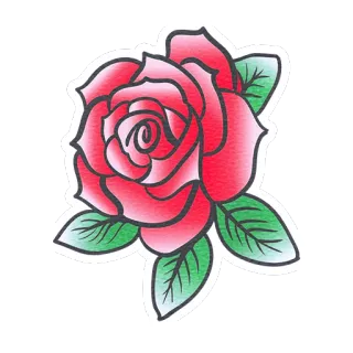 🌺 роза, цветок, красный, цветочный, природа, растение telegram sticker