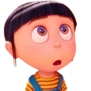 😦 Agnes Despicable Me Dessin animé, Fille, Anime, Enfant, Mignon, Personnage telegram sticker