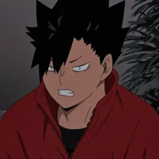 🌟 Kuroo Tetsurou Haikyuu!! anime, haikyuu, kuroo tetsurou, nekomata, sticker telegram sticker