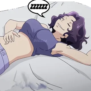😴 ZZZZZZ Schlaf, schlafen, zzz, müde, Cartoon telegram sticker