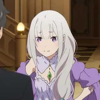 🦕 Emilia Re:Zero anime, character, Emilia, Re:Zero telegram sticker