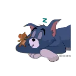 Tom and Jerry😼🐭-@MochaStickers telegram stickers