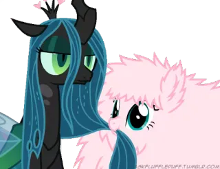 💇 Queen Chrysalis My Little Pony queen chrysalis, my little pony, przyjaźń to magia, fanart telegram sticker