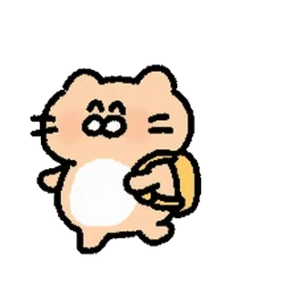 🥚 gato, lindo, animal, dibujos animados, kawaii telegram sticker