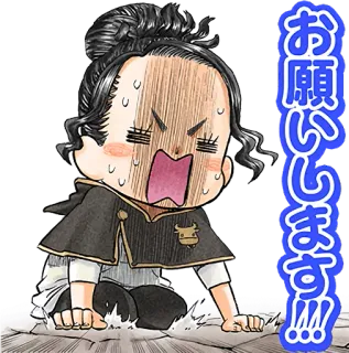 BLACK CLOVER J50th :: @line_stickers telegram stickers